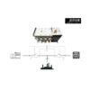 1250A 4P ATS Diesel Generator Automatic Changeover Switch