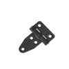 Black Generator Canopy Door Hinge Replacement Component