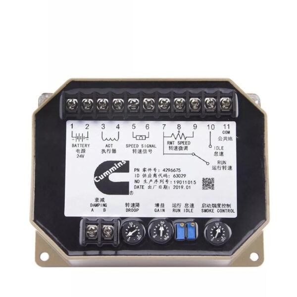 Cummins 4296675 4296674 Diesel Generator Speed Controller