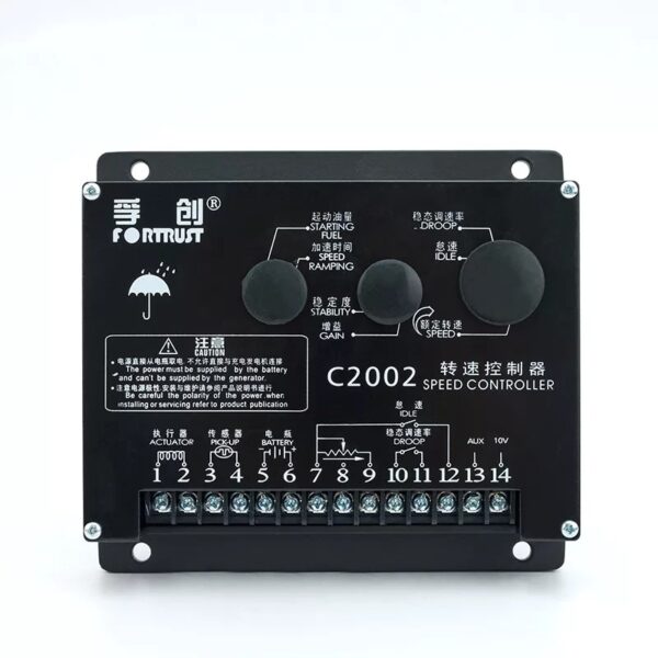 FORTRUST C2002 Diesel Generator Speed Controller Assembly