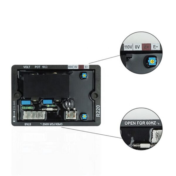 R220 AVR Automatic Voltage Regulator for Diesel Gensets